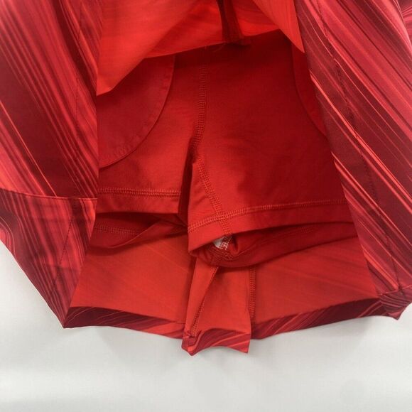Womens Nike Golf Tour Performance Red Hyper Speed Stripe Skort Size 4 - Picture 4 of 6